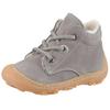 Lauflernschuh PEPINO BY RICOSTA "Colin WMS: weit", Kinder, Gr. 22, grau, Leder, casual, Schuhe, Babyschuh, Winterstiefel mit Warmfutter, Größenschablone zum Download