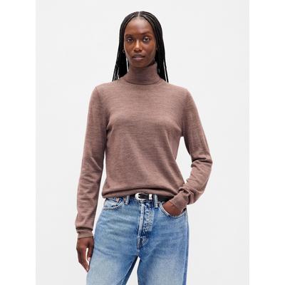 Gap Brown Merino Turtle Neck Sweatshirt