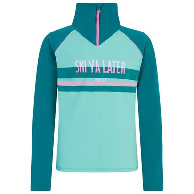 Protest - Kid's Prtwonder 1/4 Zip Active Top - Fleecepullover Gr 104 türkis Image