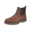 Stiefelette RIEKER "Rieker Stiefelette Leder/Textil", Herren, Gr. 40, braun (dunkelbraun), Leder, Textil, casual, Schuhe