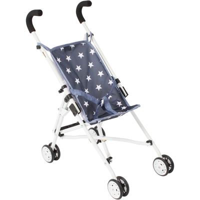 Puppenbuggy CHIC2000 "Roma, Mini-Buggy", blau (sternchen), Puppenwagen, KinderB:29cm H:57cm T:50cm, Metall, Kunststoff, Stoff, B:29cm H:57cm T:50cm Image