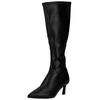 Stiefel STEVE MADDEN "STEVE MADDEN Stiefel Lederimitat", Damen, Gr. 38, schwarz, Lederimitat, elegant, Schuhe