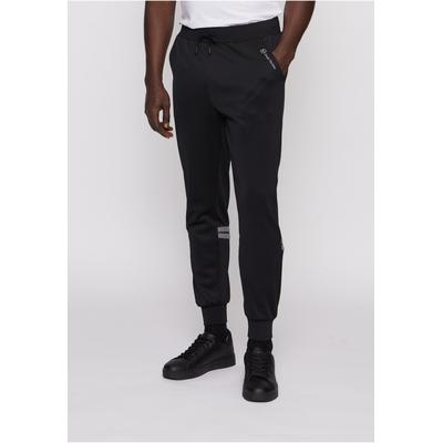 Jogginghose SERGIO TACCHINI "Sergio Tacchini Sergio Tacchini Blow Jogginghosen", Herren, Gr. S, US-Größen, schwarz (schwarz, quiet shade), 60% Polyester, 40% Baumwolle, unifarben, normal, Hosen Image