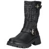 Stiefel MUSTANG SHOES "Mustang Shoes Stiefel Lederimitat/Textil", Damen, Gr. 42, schwarz, Lederimitat, Textil, casual, Schuhe