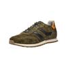 Sneaker BUGATTI "bugatti Sneaker Veloursleder", Herren, Gr. 40, grün (dunkelgrün), Veloursleder, casual, Schuhe