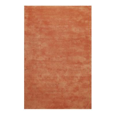 Teppich HOMIE LIVING "Sienna", orange, B:120cm H:20mm L:170cm, Polyester, Teppiche, Hochflor, Microfaser, uni, weich & kuschelig, Wohnzimmer, Schlafzimmer Image
