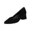 Pumps PAUL GREEN "Paul Green Pumps Veloursleder", Damen, Gr. 39, schwarz, Veloursleder, casual, Schuhe