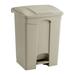 Safco Products Company Receptacle Gallon Step On Trash Can Plastic in Brown | 17 | Wayfair SAF9922TN