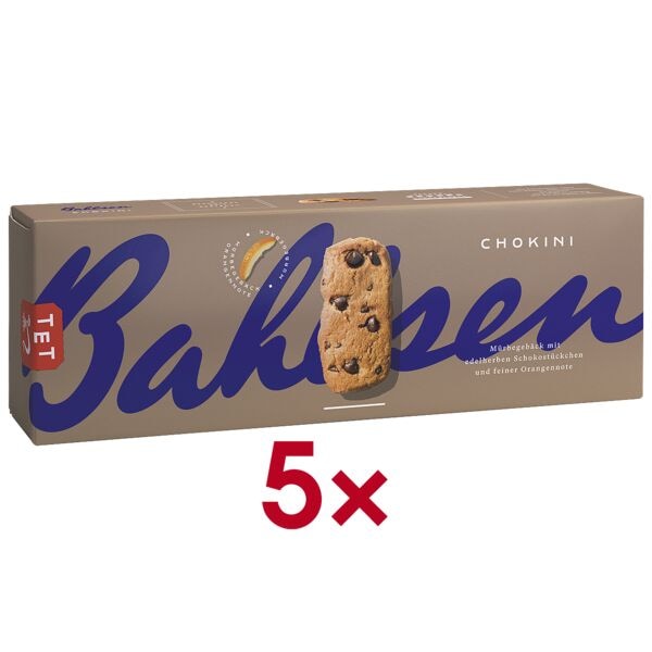 Bahlsen 5x Kekse mit Orangengeschmack »Chokini« 150 g orange Image