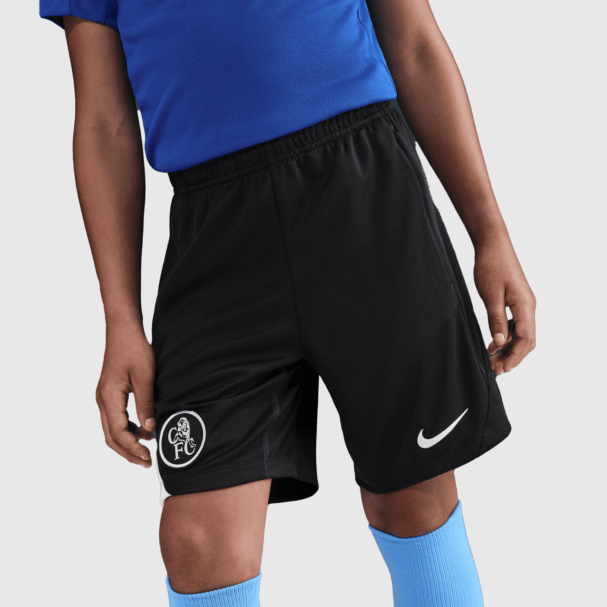 Chelsea Nike Strike Trainingsshorts – Schwarz – Kinder Image
