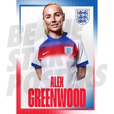 England Lionesses Alex Greenwood 25/26 Heimporträt A3-Poster Image