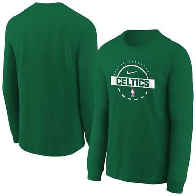 Boston Celtics Nike Trainings-Langarm-T-Shirt – Jugendliche Image