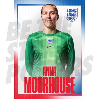 England Lionesses Anna Moorhouse 25/26 Heimporträt A3-Poster Image