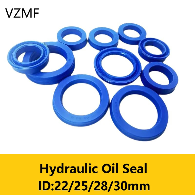 Joint hydraulique radial UN pour arbre, ID 22-30mm, en polyuréthane, pour arbre de piston et tige de piston, joint d'huile en PU à lèvre simple en forme de U