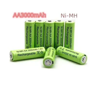 AA 3000mAh NiMH 1.2V Rechargeable Batteries Battery Garden Solar Lamp LED Flashlight Lantern Lamp Torch control battery