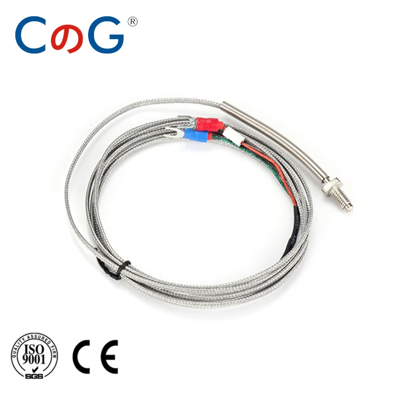 CG-Gewinde M6 Schraubensonde K-Typ-Thermoelement mit 1 m 2 m 3 m 5 m Drahtkabel WRNT-02 Temperatursensor für Temperaturregler Image