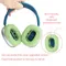 YAYINCC 1 paio di cuscinetti auricolari in silicone fodera per cuscino per cuffie AirPods Max cuscinetti auricolari paraorecchie custodia protettiva manica aggiornata