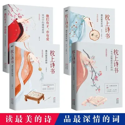Pillow Poetry Book Series, Chinese Poetry, Poetry, Tang Poems, Song Poetry, Li Bai, Du Fu Poems, Li Qingzhao, Li Yu Poetry