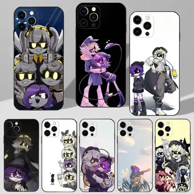 Anime M-Murder D-Drones-Uzi Phone Case For iPhone 16,15,14,13,12,11 Plus,Pro Max,XS,X,XR,SE,Mini,8,7 Soft Silicone Black Cover