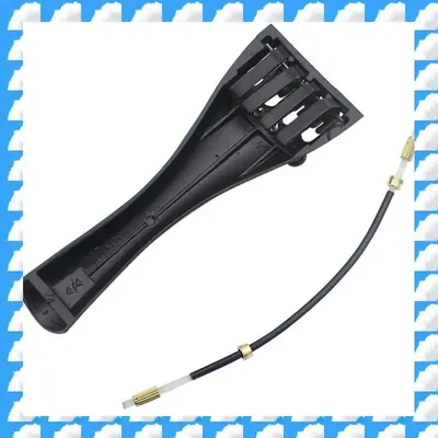 ONGE 5X 3/4 4/4 Violin Fiddle Tailpiece Hill Style With 5Pcs Tailgut Tailcord 4 Fine Tuners Aluminum Alloy Durable Strong