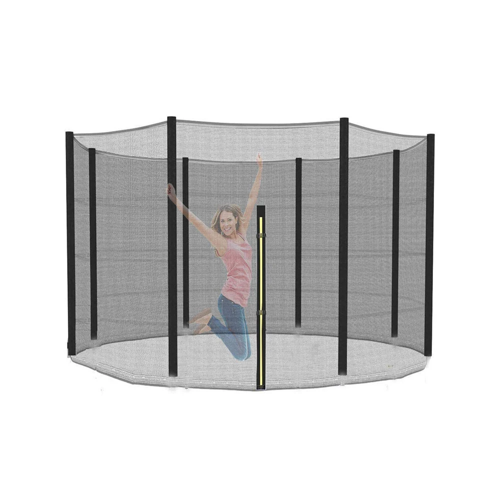 6/8/10/Fuß Trampolin Ersatz Net Zaun Gehäuse Anti-fallen Sicherheit Mesh Netting Anzug Springen pad Fitiness Zubehör Image