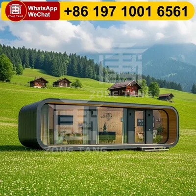 Prefabricated House Prices Temperature Control Apple Capsule House Space Capsule Tiny House Construction Two Story Modular Homes