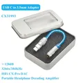 CX31993 Amplificatore per cuffie da USB C a 3,5 mm HiFi CX-Pro DAC Audio Decodificatore portatile Adattatore per cuffie mobile IEM AMP 32bit 384KHz