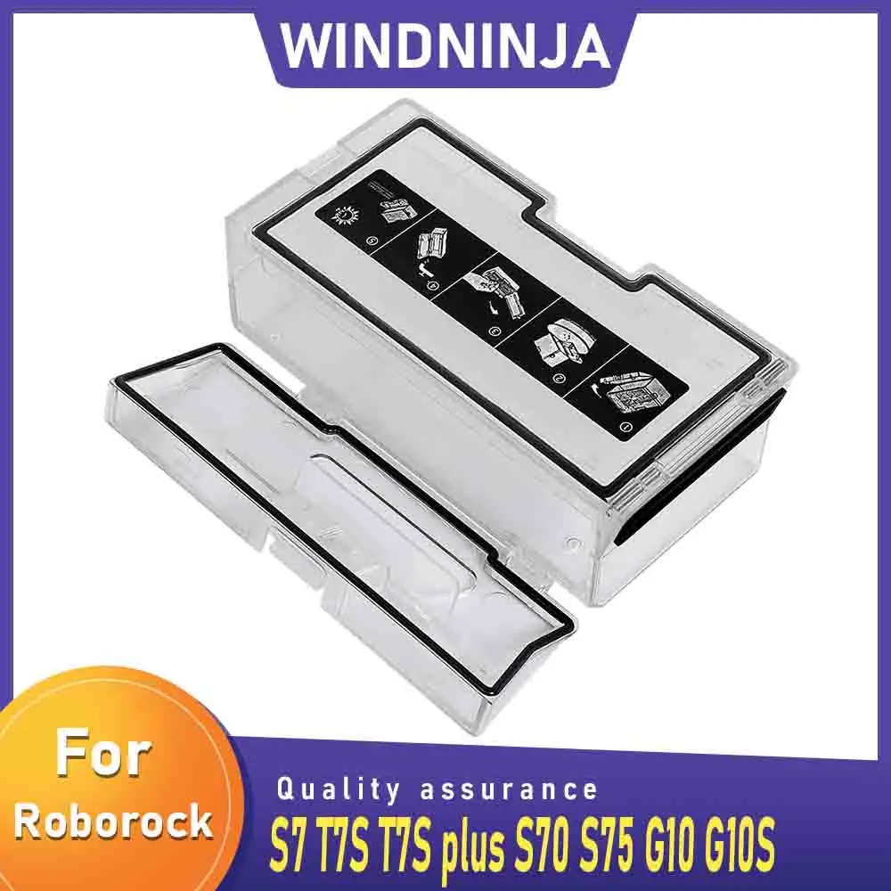 Staub Box Teil Für Roborock S7 T7S T7S plus S70 S75 G10 G10S Roboter Staubsauger Container Ersatzteil Mülleimer Zubehör Image