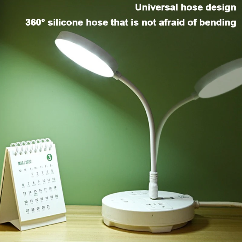 USB-Lese-Nachtlichter, LEDs, superhelles Buchlicht, 5 V, flexible Tischlampe, Touch-Schalter, Dimmen für Laptop, Notebook, PC, Computer