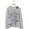 Desigual Herren Langarmshirt, Gr. 54, grau, Baumwolle