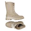 Esprit Damen Stiefelette, Gr. 34, beige, Kunstleder