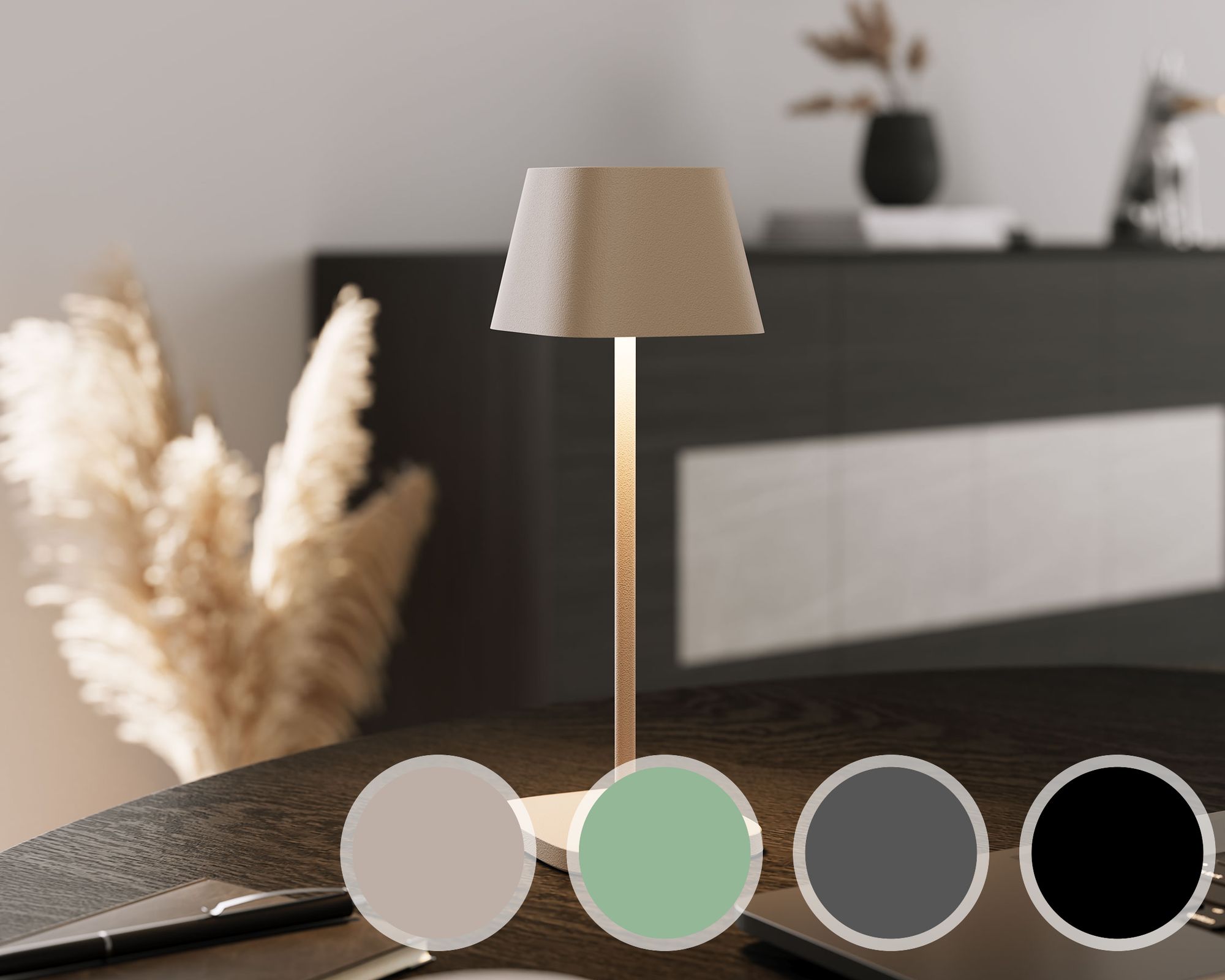 Villeroy&Boch »Neapel Micro RC« Tischleuchte schwarz Image