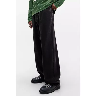 BDG Black Jack Chunky Corduroy Trousers - Black 30W 30L at Urban Outfitters