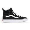 Sneaker VANS "ASHWOOD HI VANSGUARD", Gr. 46, schwarz-weiß (schwarz, weiß), Leder, Synthetik, sportlich, Schuhe