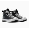 Sneaker CONVERSE "CHUCK TAYLOR ALL STAR WATER-REPELLENT HIKER BOOT", Gr. 45, schwarz-weiß (schwarz, schwarz, weiß), Synthetik, sportlich, Schuhe, wasserabweisend