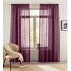 Gardine "Marusha" Gr. 1, lila (mauve wine), B:140cm H:145cm, Polyester, LEGER HOME BY LENA GERCKE, Gardinen, 1 Schal, Leinenoptik, gewebt, verschiedene Größen