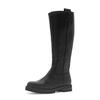 Stiefel GABOR "DAVOS", Damen, Gr. 38,5, XL-Schaft, schwarz, Kalbsleder, unifarben, klassisch, Schuhe, Blockabsatz, Langschaftstiefel in Komfortweite H (= sehr weit)