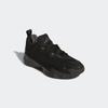 Basketballschuh ADIDAS PERFORMANCE "ADIDAS INITIATION", Gr. 46, core schwarz, iron metallic, grau five, sportlich, Schuhe