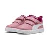 Sneaker PUMA "COURTFLEX V3 V INF", Gr. 24, rosa (poised pink, puma weiß, berry), Synthetik, sportlich, Schuhe, für Kinder