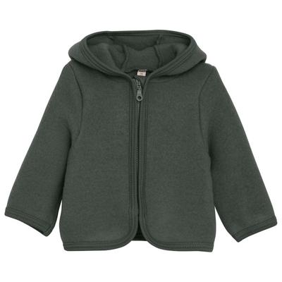Huttelihut - Kid's Jacket Ears Wool Fleece - Merinojacke Gr 86 grau Image