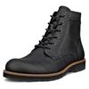 Schnürstiefelette ECCO "Jamestown Lace Boot", Herren, Gr. 47, schwarz, Nubukleder, klassisch, Schuhe, Stiefel, Schnürboots, Klassik-Stiefelette mit Profilsohle
