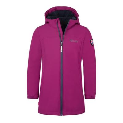Trollkids - Girl's Kristiansand Coat - Softshelljacke Gr 176 lila Image