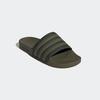 Badesandale ADIDAS ORIGINALS "ADILETTE BADESCHLAPPEN", Gr. 47, medium schwarz khaki, legend earth, medium schwarz khaki, Textil, sportlich, Schuhe