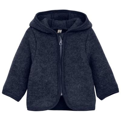 Huttelihut - Kid's Jacket Ears Wool Fleece - Merinojacke Gr 110 blau Image