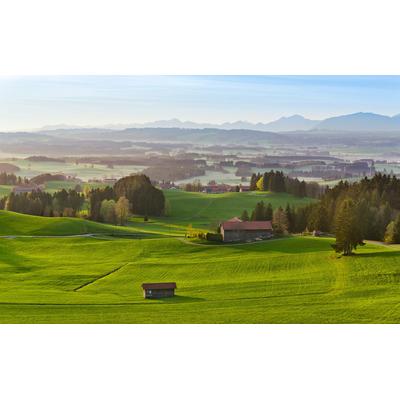 Vliestapete KOMAR "Digitaldruck Vlies - Paradiesisches Bayern - Größe 450 x 280 cm", bunt, B:450m L:280m, Vlies, Tapeten, Wohnzimmer, Schlafzimmer Image