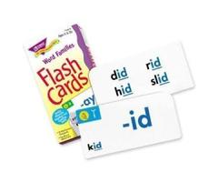 Trend Skill Drill Flash Cards, Word Families, Set Of 96