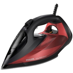 Philips DST7022/40 7000 Series Dampfbügeleisen Schwarz/Rot Image