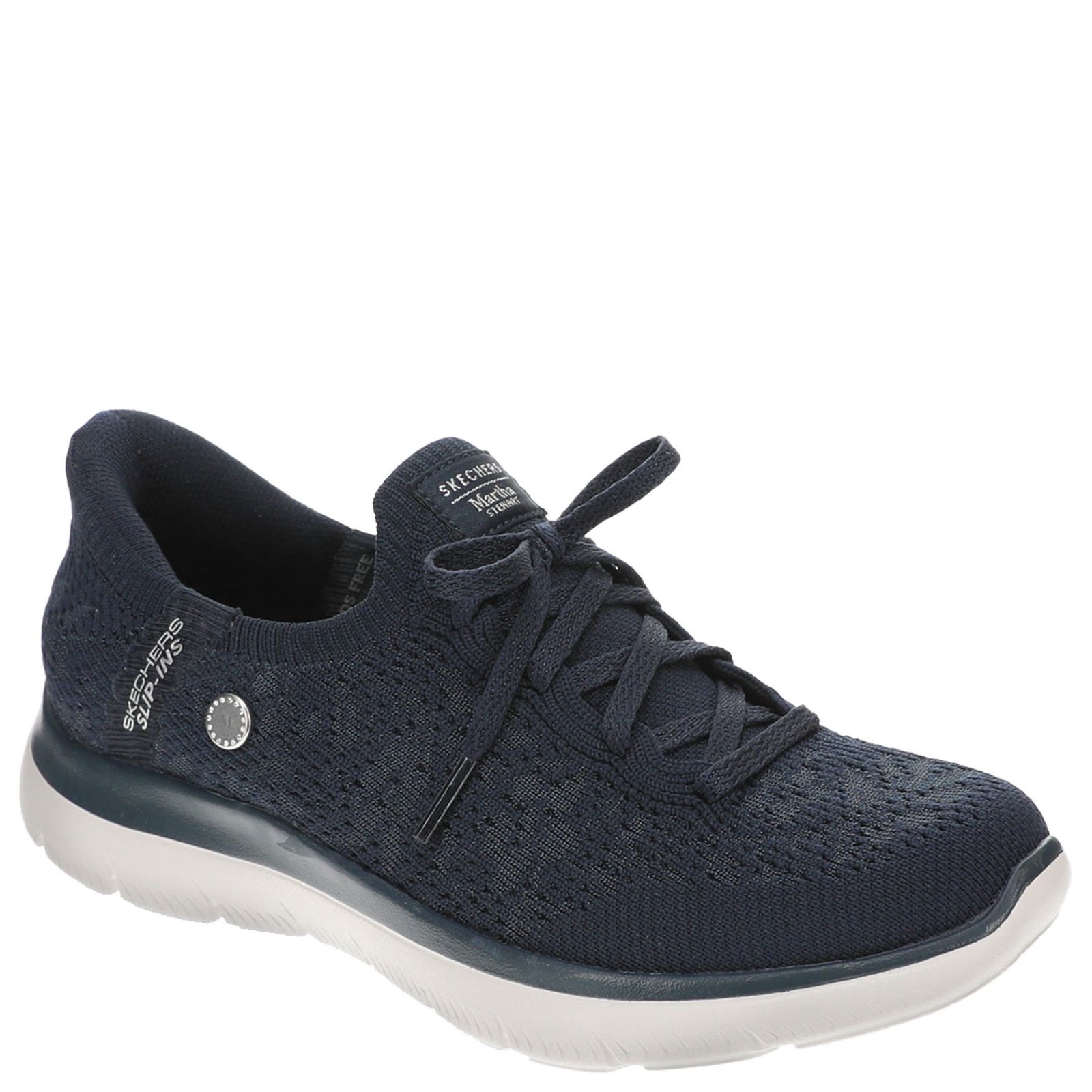 Skechers Sport Slip-ins: Martha Stewart-Summits 150285 - Womens 7 Navy Sneaker Medium