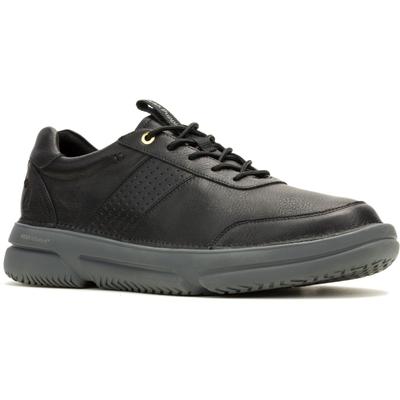 Hush Puppies Baylor Leder Herren schwarze Sneakers Image