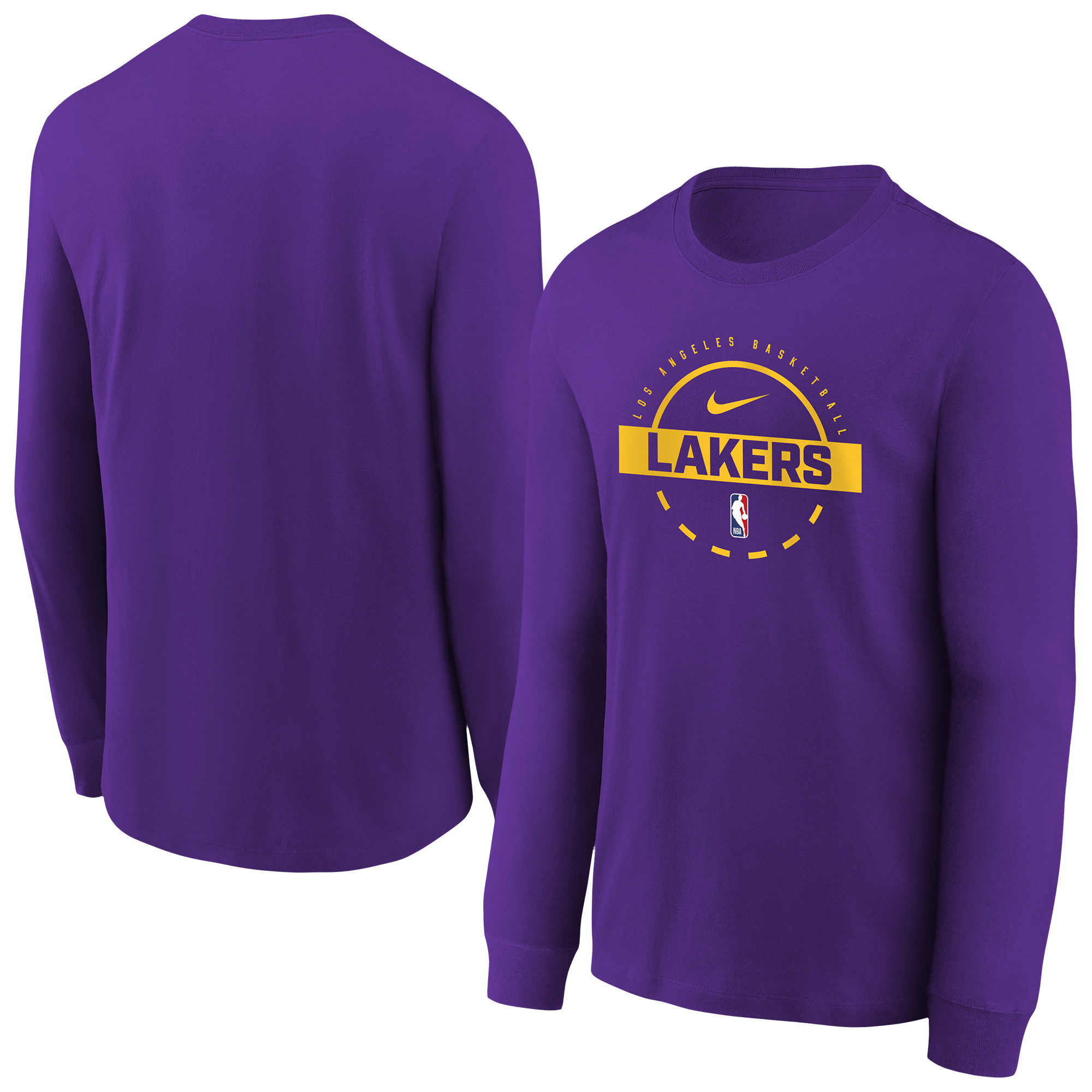 Los Angeles Lakers Nike Trainings-Langarm-T-Shirt – Jugendliche Image